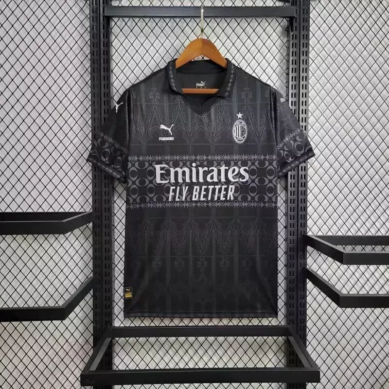 Camisa AC Milan 24/25 Torcedor Masculino Puma - Preto